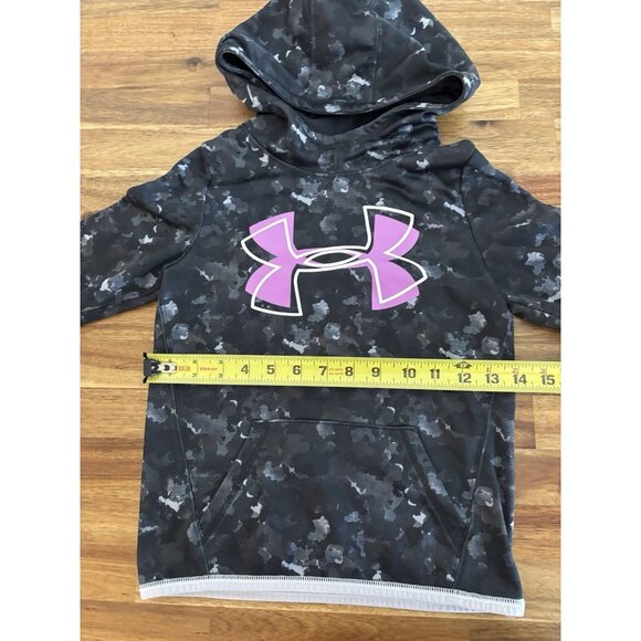 Under Armour Hoodie Youth Girl YOUTH SMALL Coldgear Loose Active Sporty School - Picture 7 of 9